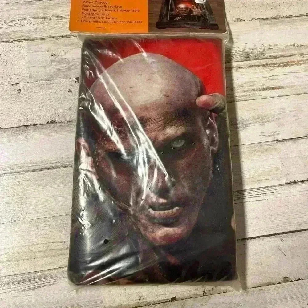 Zombie Mirage Halloween Mat Optical Illusion Mat Brand New in Package - Picture 2 of 8